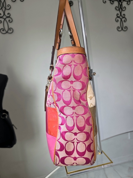 Coach Patchwork Multicolor Tote